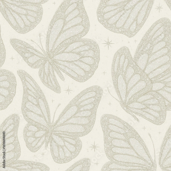 Obraz seamless butterfly pattern