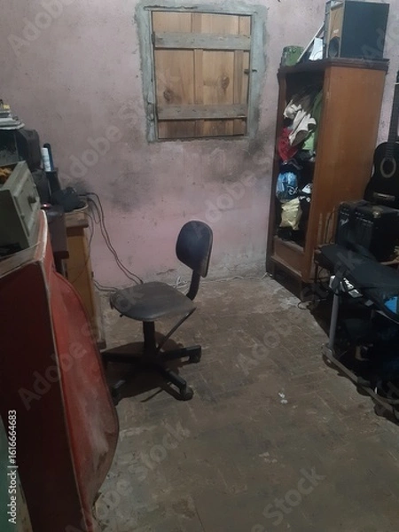 Fototapeta old abandoned house