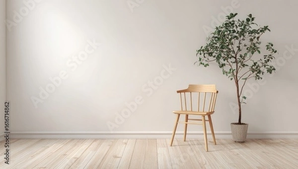 Obraz Simple, minimalist interior scene