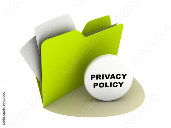 Obraz privacy policy button