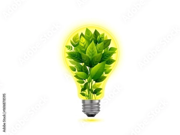 Obraz Environmentally Friendly Green Innovation Symbol