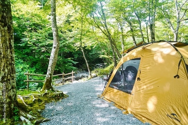 Fototapeta キャンプ