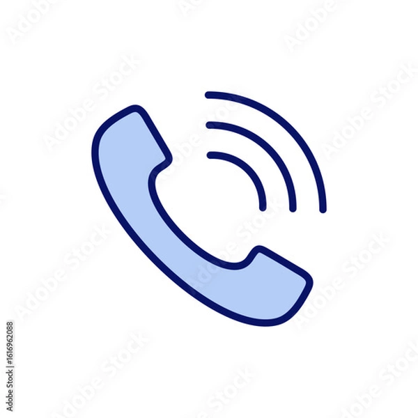 Fototapeta Call icon vector. telephone sign and symbol. phone icon. contact us