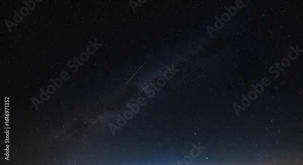 Obraz Night Sky with Milky Way and a Meteor Shower