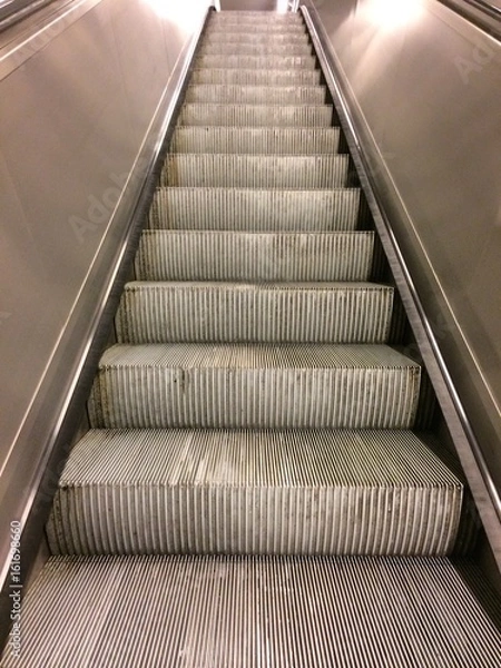 Fototapeta Metro Moving Escalator Stairs