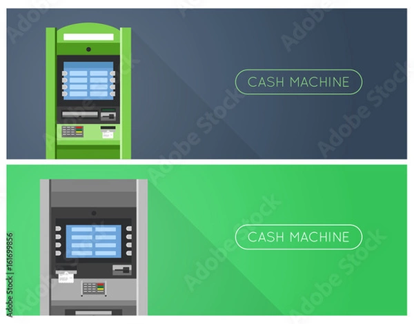 Obraz ATM machine in bank or office