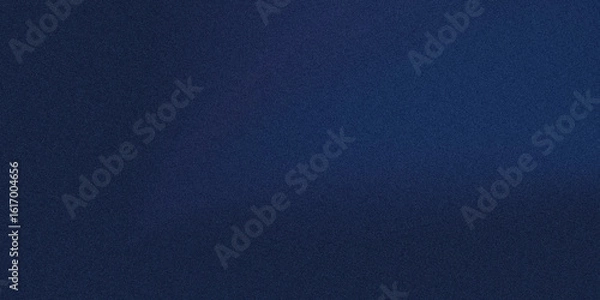 Fototapeta Deep blue textured background with a subtle gradient and a grainy surface for abstract design