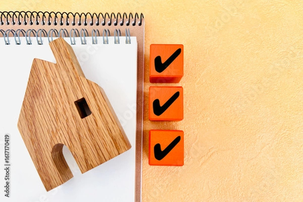 Fototapeta 家づくりのチェックリスト