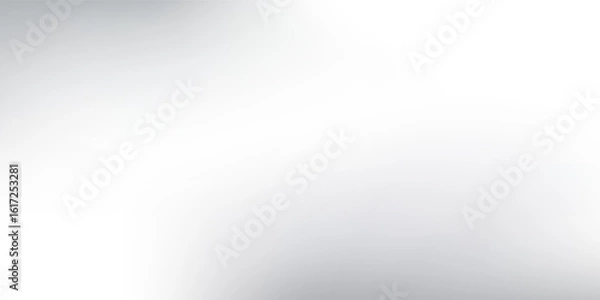 Fototapeta Silver foil abstract background with metal mirror texture. Chrome gradient surface with light modern