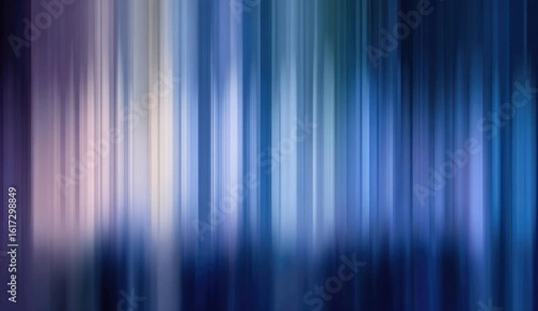 Fototapeta Abstract vertical stripes of gradient blues and whites