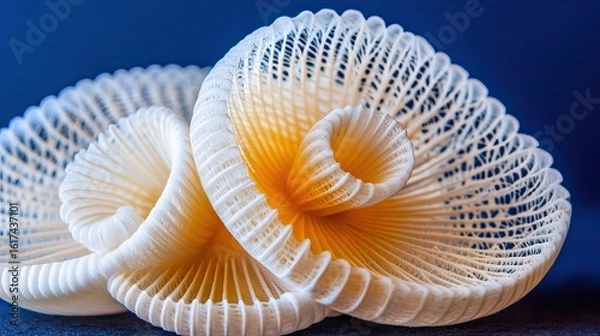 Fototapeta Intricate, three-dimensional, patterned forms.