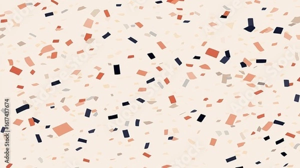 Fototapeta Abstract pattern of geometric shapes in various colors.