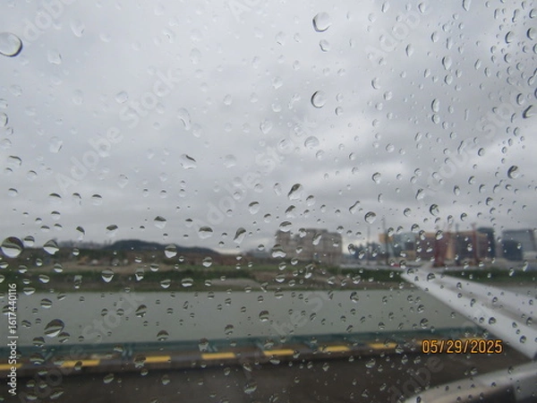 Obraz Rain Drops on the Window