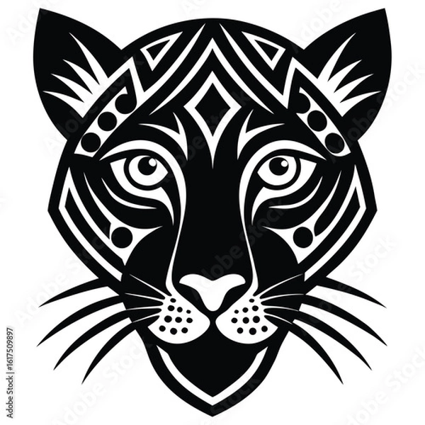 Fototapeta head of a tiger