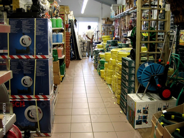 Fototapeta magasin de jardinage