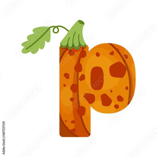 Fototapeta Pumpkin Alphabet