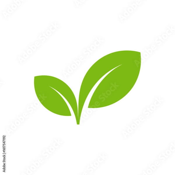 Fototapeta Green leaf ecology vector icon, Leaf Icon, green leaf ecology , leaf logo icon design
