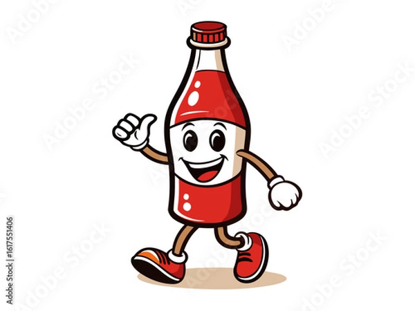 Fototapeta bottle mascot