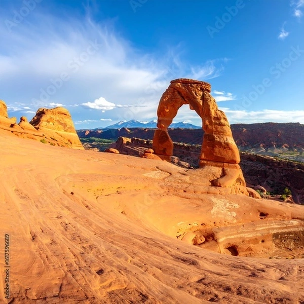 Obraz Iconic arch in desert landscape