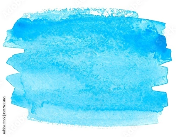 Obraz Light blue watercolor blot
