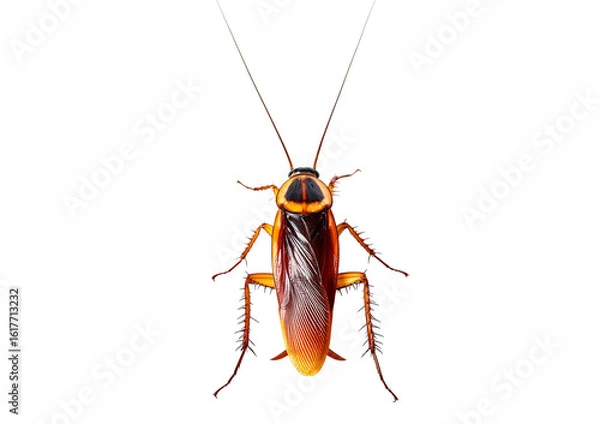 Obraz Cockroach isolated on transparent or white background