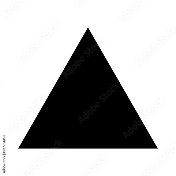 Obraz black equilateral triangle vector