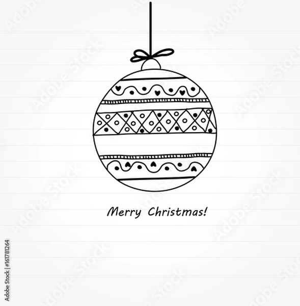 Obraz Christmas ball