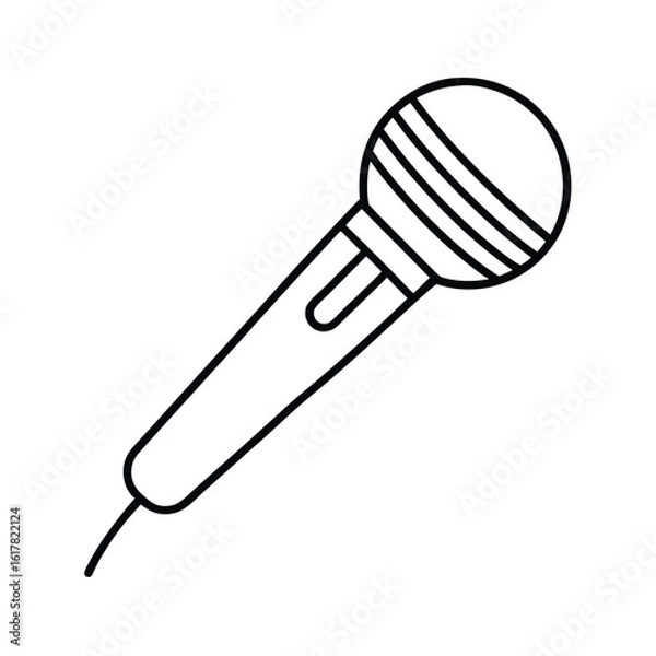 Obraz microphone sound icon clipart vector