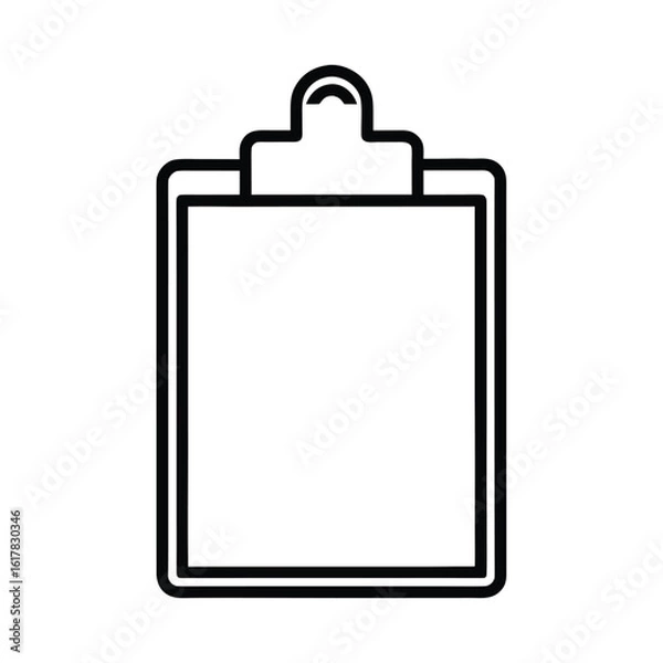 Obraz clipboard paste icon clipart vector