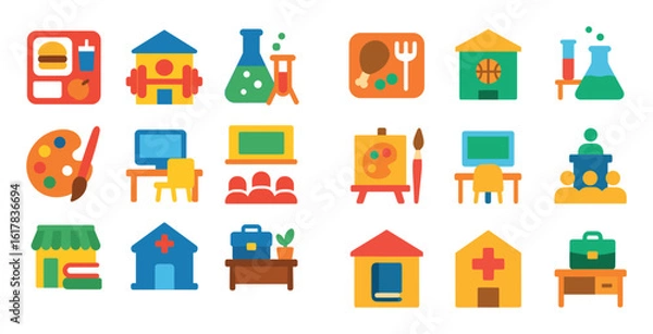 Obraz College Facility Icons