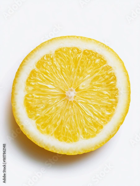 Obraz lemon on a white background