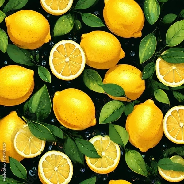 Fototapeta citrus fruits background
