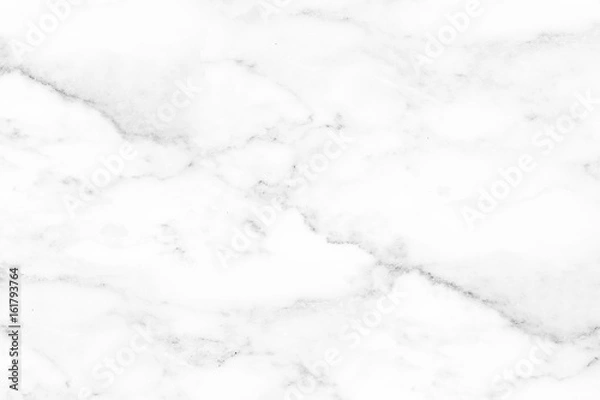 Obraz White marble texture with natural pattern for background.