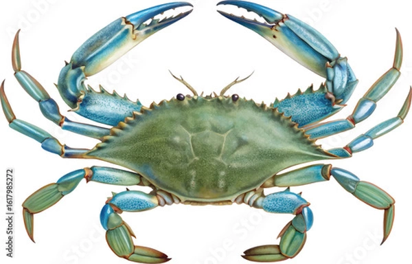 Fototapeta  a Blue Crab (Callinectes sapidus).