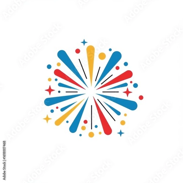 Fototapeta Festive Explosion Vector