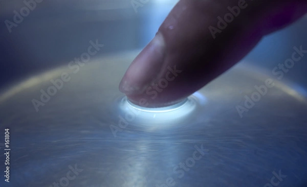 Obraz finger pressing light