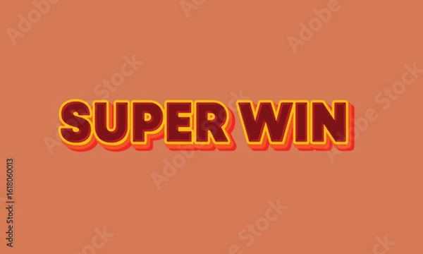 Fototapeta 3d text effect