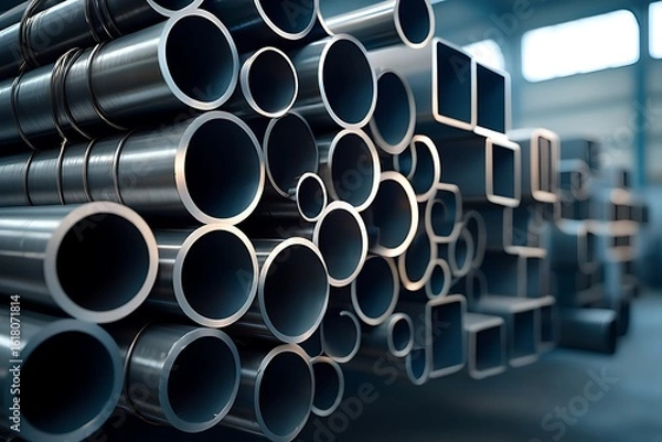 Fototapeta stack of pipes