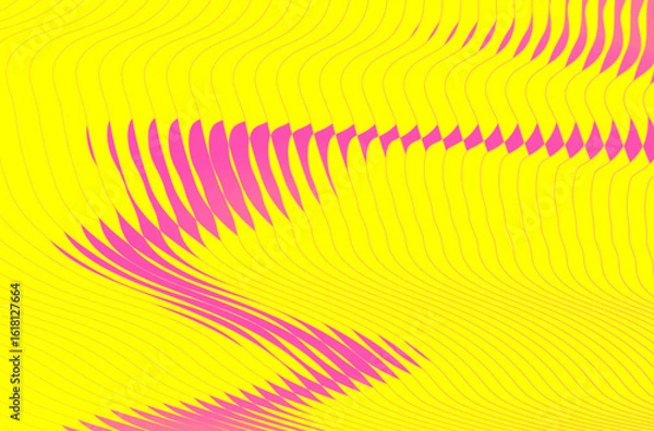 Fototapeta Abstract wavy lines background 