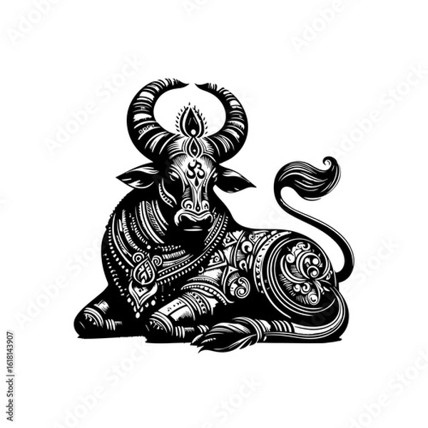 Obraz vector illustration of lord ganesha