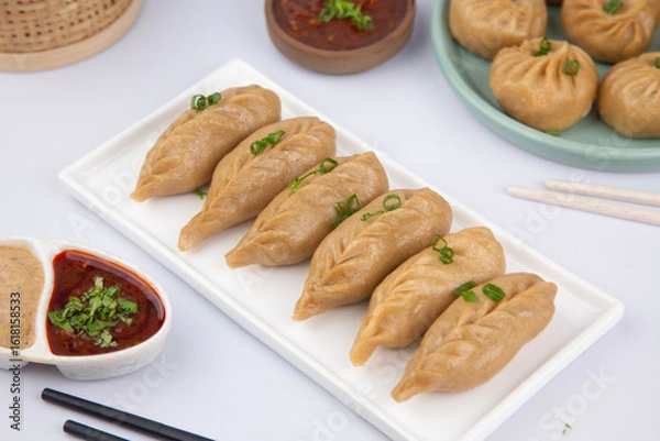 Obraz Atta wheat momo. 