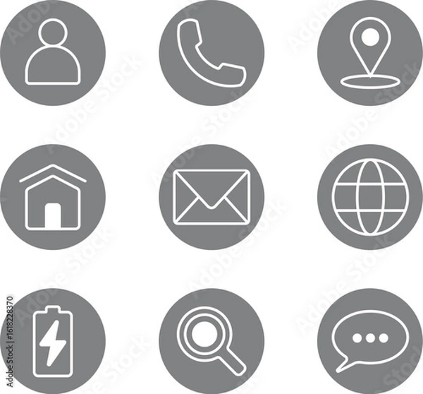 Fototapeta icons, symbol, vector