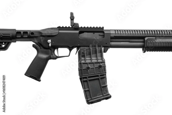 Fototapeta Shotgun Receiver Close-Up View