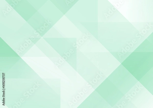 Fototapeta 緑の幾何学の背景