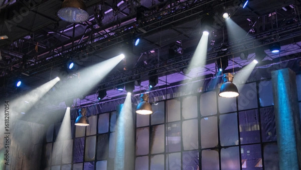 Obraz Profesional video studio. light in the film studio