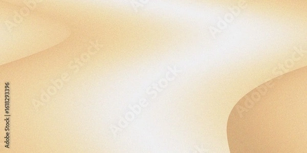 Obraz gold and cream gradient background with noise effect.