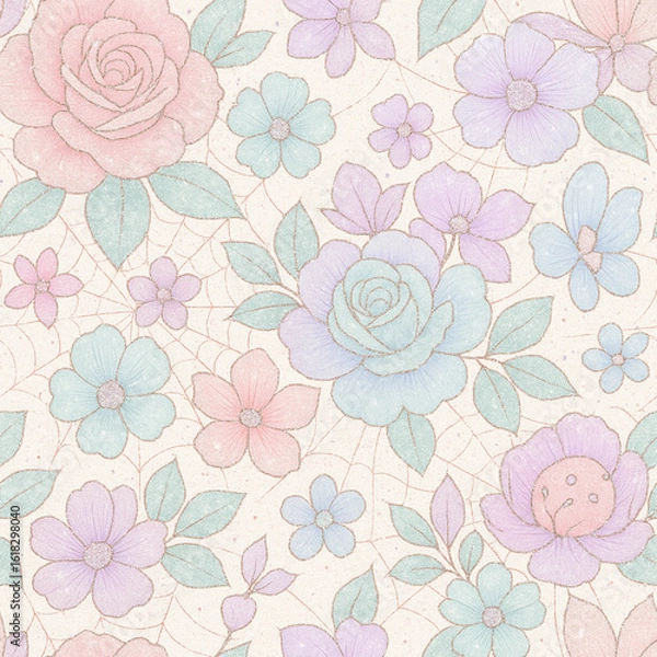 Obraz seamless floral pattern