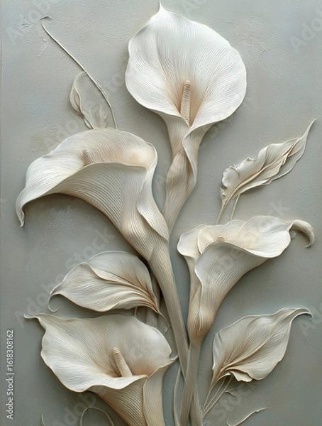 Obraz natural botanical aesthetic.