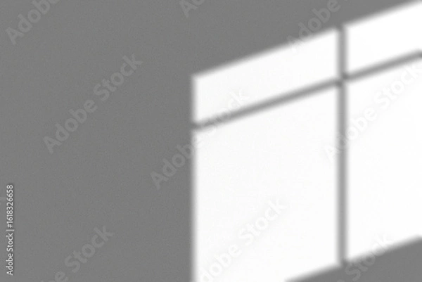 Obraz Window shadow on dark wall