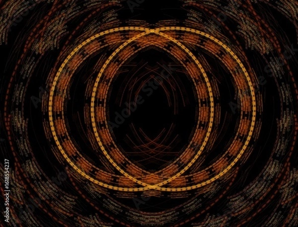 Obraz Imaginatory fractal abstract background Image